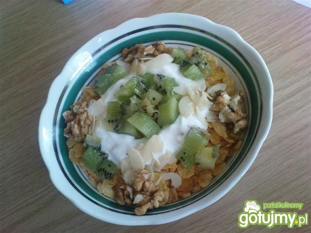 Śniadanie jogurtowe z kiwi Śniadanie jogurtowe z kiwi