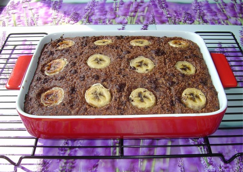 Śniadaniowe brownie bez cukru Śniadaniowe brownie bez cukru