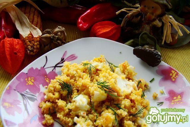 Śniadaniowe kuskus z jajeczkiem  Śniadaniowe kuskus z jajeczkiem