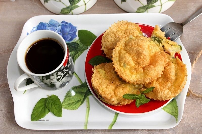 Śniadaniowe mini muffinki jajeczne Śniadaniowe mini muffinki jajeczne
