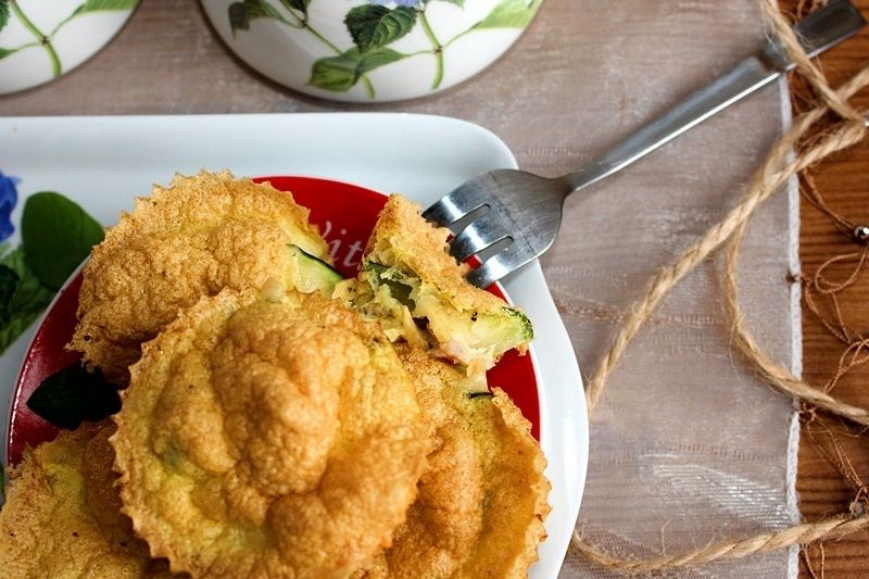 Śniadaniowe mini muffinki jajeczne Śniadaniowe mini muffinki jajeczne
