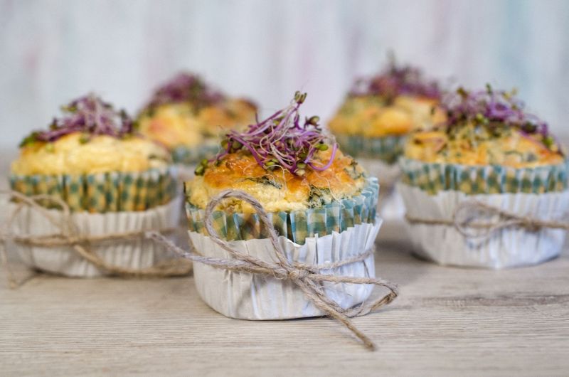 Śniadaniowe muffiny jajeczne z warzywami Śniadaniowe muffiny jajeczne z warzywami