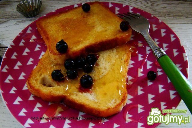 Śniadaniowe tosty z miodem