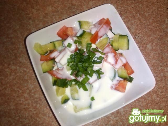 Śniadaniowe warzywa w kefirze Śniadaniowe warzywa w kefirze