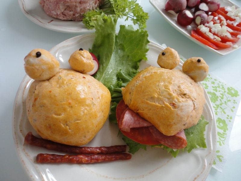 Śniadaniowe żabki  Śniadaniowe żabki