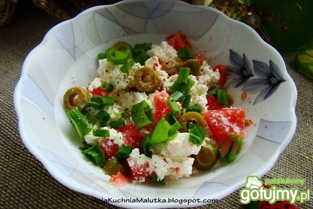 Śniadaniowy twarożek z oliwkami i pomido Śniadaniowy twarożek z oliwkami i pomido