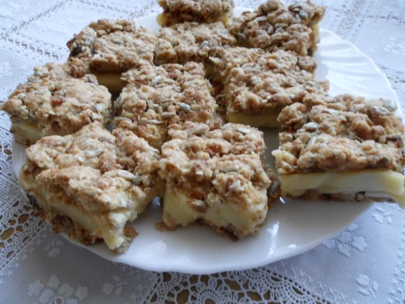 Snikers z ciasta z musli Snikers z ciasta z musli