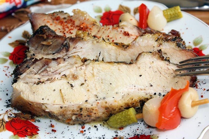 Soczysta łopatka wieprzowa pieczona w rękawie Soczysta łopatka wieprzowa pieczona w rękawie