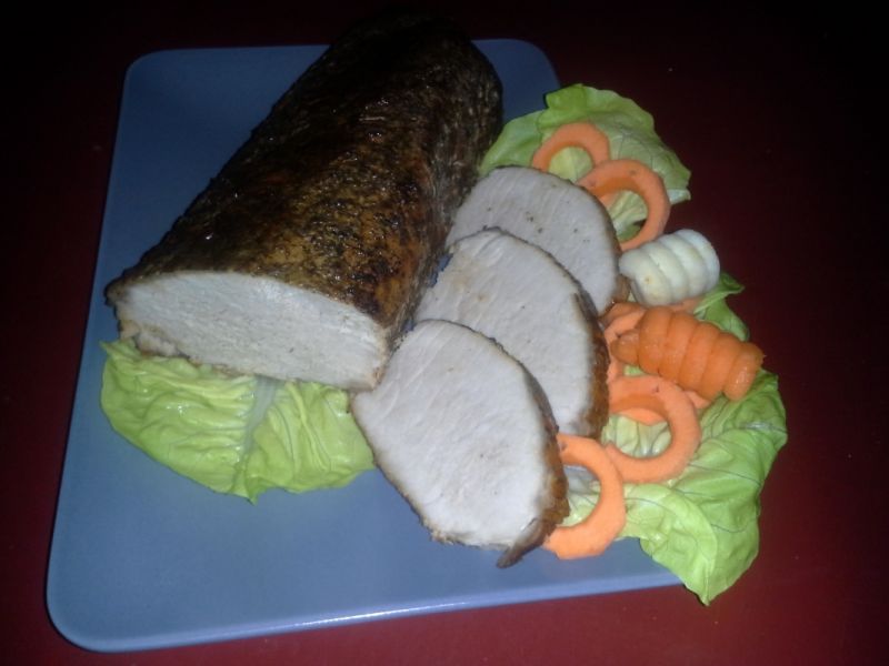 Soczysty schab w ziołach Soczysty schab w ziołach