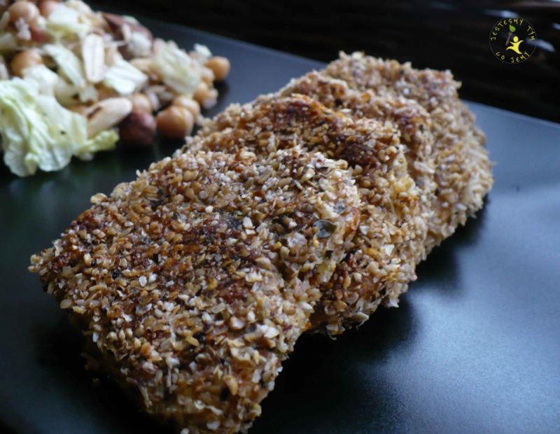 Sojowe a'la schabowe w panierce gryczanej