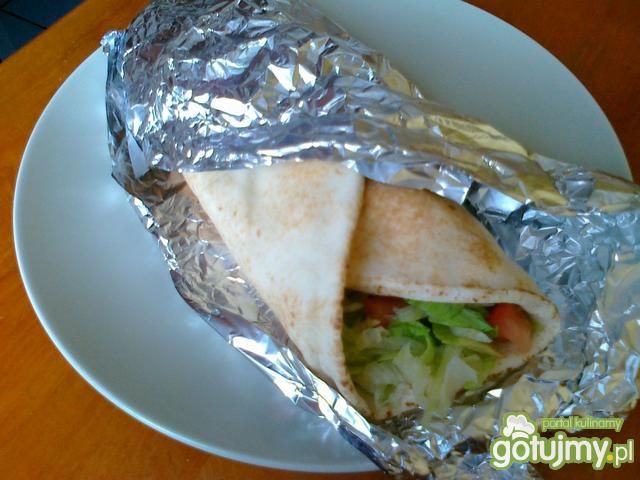 Sojowe placki tortilli z kurczakiem