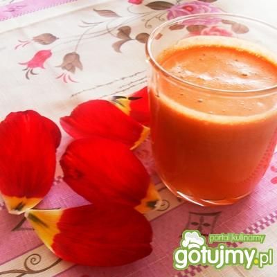Sok marchwiowo-jabłkowych z miodem Sok marchwiowo-jabłkowych z miodem