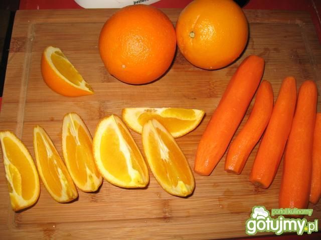 Sok pomarańczowo- marchewkowy Sok pomarańczowo- marchewkowy