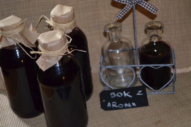 Sok z aronii z sokownika Sok z aronii z sokownika