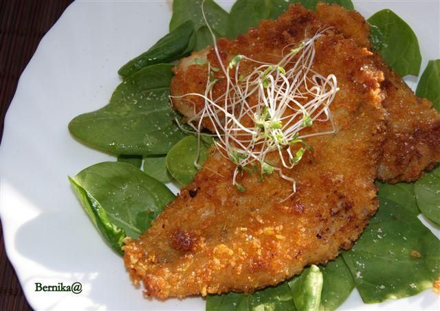 Sola w panierce kukurydzianej z serem  Sola w panierce kukurydzianej z serem