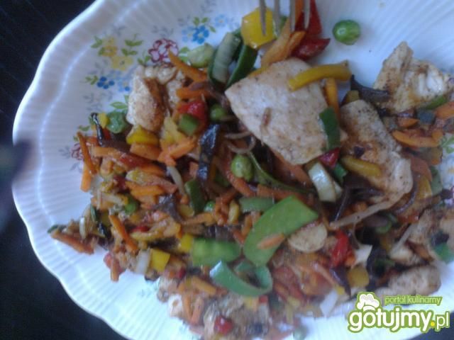 Sola z warzywami z nutą orientalną