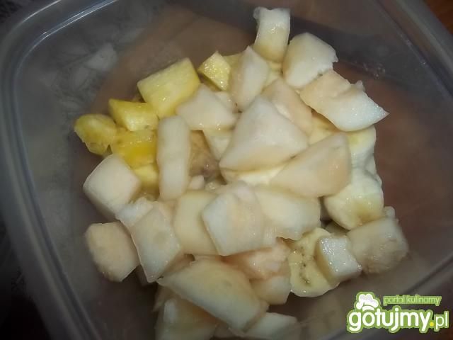Sorbet ananasowo-gruszkowo-bananowy