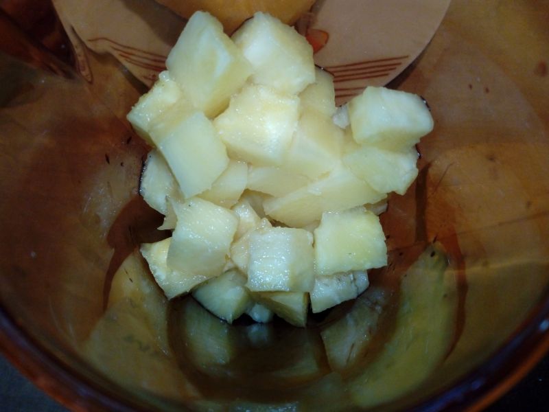 Sorbet ananasowy z mango