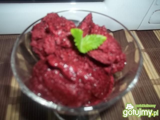 Sorbet jagodowo-bananowo-jabłkowy Sorbet jagodowo-bananowo-jabłkowy