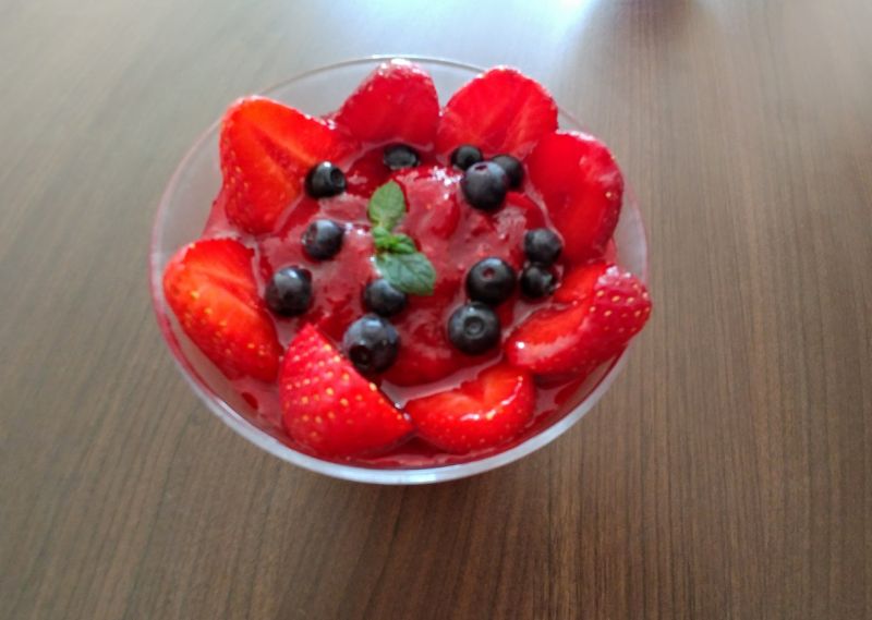 Sorbet truskawkowo-wiśniowy