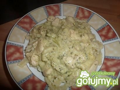 Sos brokułowy z kurczakiem Sos brokułowy z kurczakiem