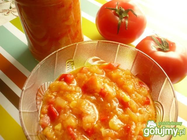 Sos cukiniowo - paprykowy