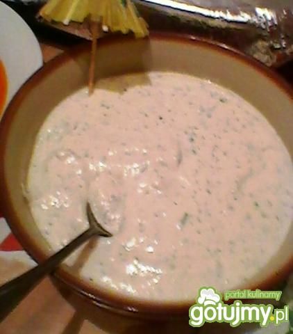 Sos czosnkowy z koprem Sos czosnkowy z koprem