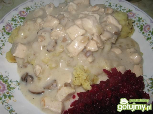 Sos grzybowo-kurczakowy