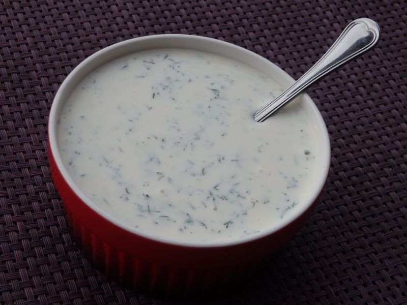 Sos koperkowy na zimno Sos koperkowy na zimno