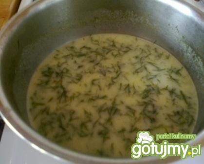 Sos koperkowy ze śmietaną