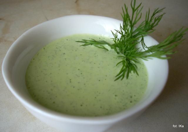 Sos majonezowy, zielony  Sos majonezowy, zielony