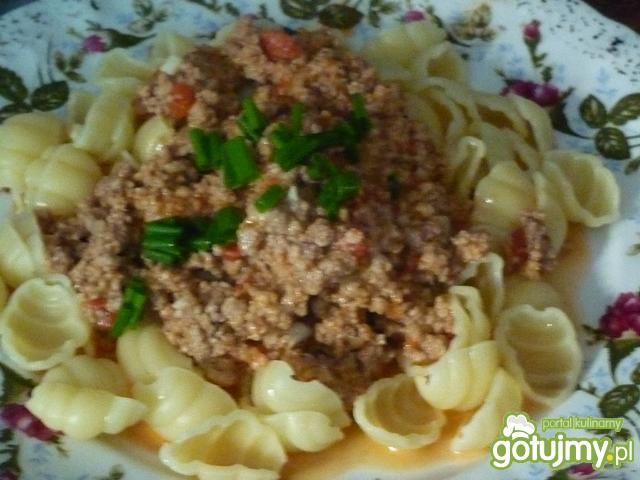 Sos mięsny z pomidorami i serem