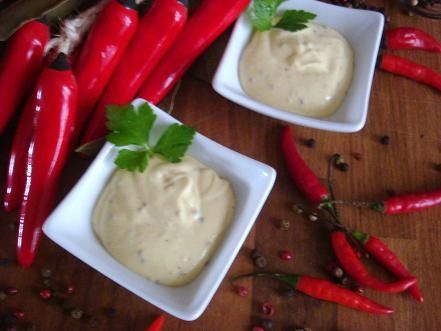 Sos musztardowy na zimno