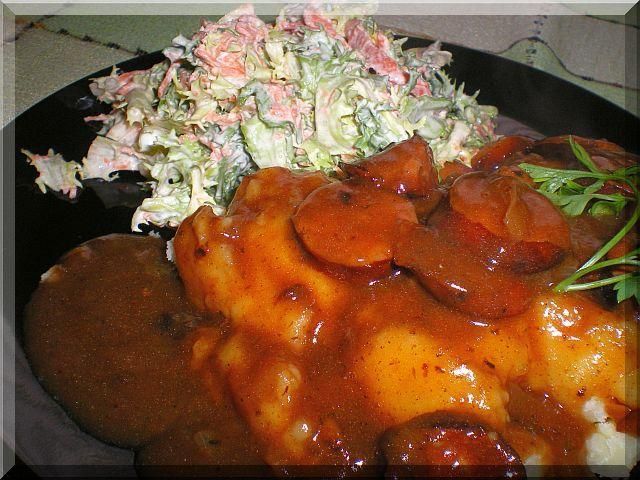 Sos na kiełbasie z ziołami