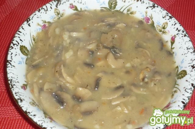 Sos pieczarkowo-cebulowy  Sos pieczarkowo-cebulowy