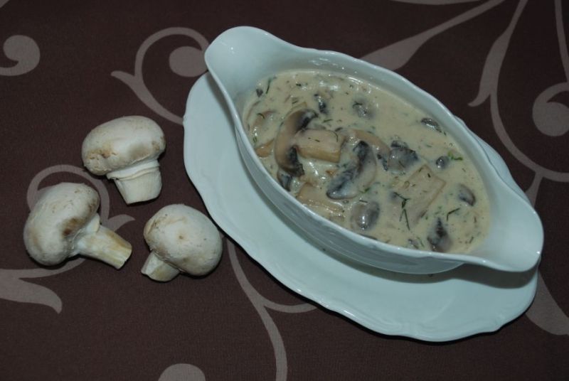 Sos pieczarkowy na mleku Sos pieczarkowy na mleku