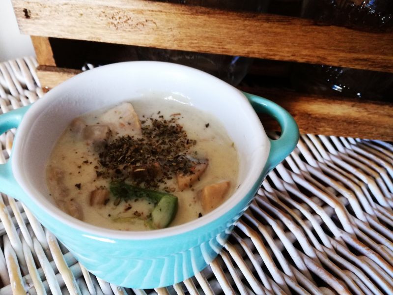 Sos pieczarkowy na mleku