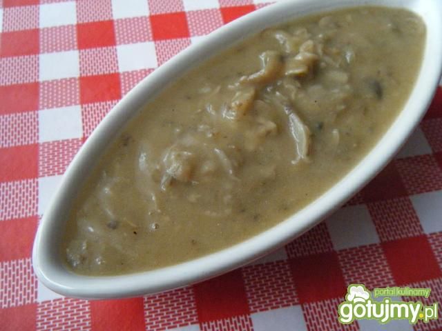 Sos pieczarkowy na zasmażce Sos pieczarkowy na zasmażce