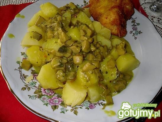 Sos pieczarkowy z kurkumą