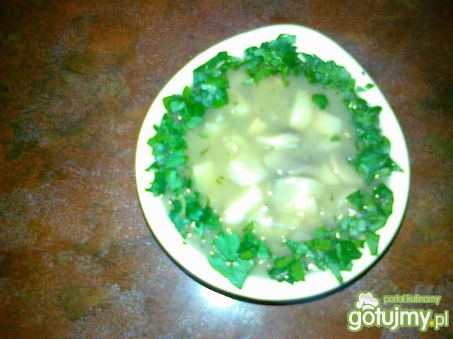 Sos pieczarkowy z zieloną pietruszką Sos pieczarkowy z zieloną pietruszką