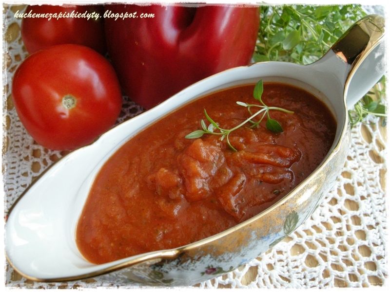 Sos pomidorowy do słoików a’la ketchup