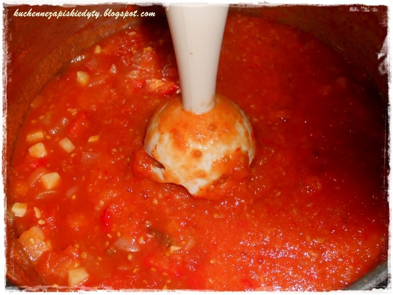 Sos pomidorowy do słoików a’la ketchup