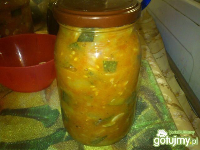 Sos pomidorowy z cukinią ala leczo Sos pomidorowy z cukinią ala leczo