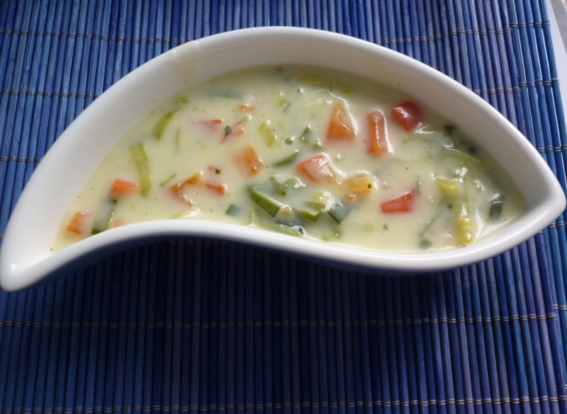 Sos porowo-paprykowy Sos porowo-paprykowy