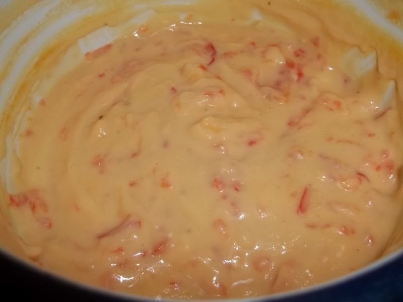 Sos serowo - paprykowy