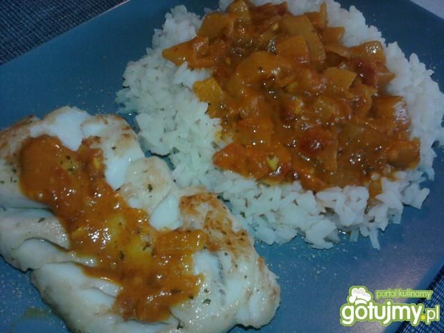 Sos warzywny z mlekiem kokosowym