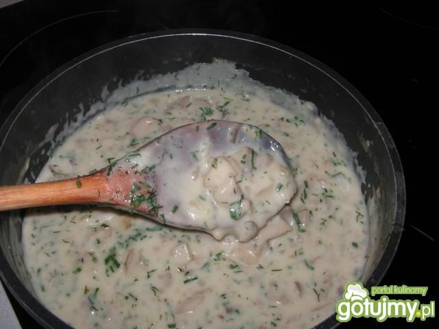 Sos z  boczniaków(bardzo prosty)