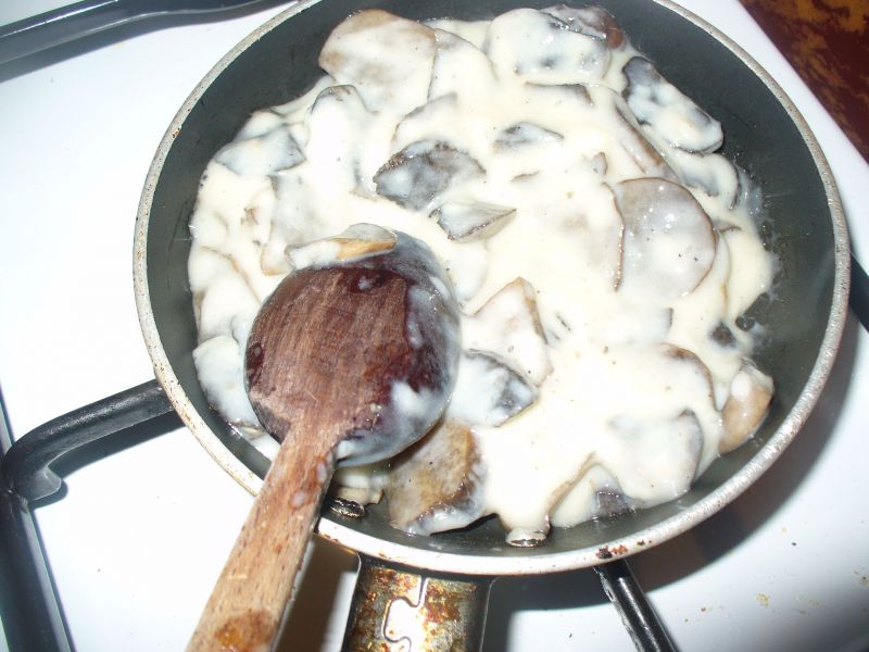 Sos z grzybów leśnych