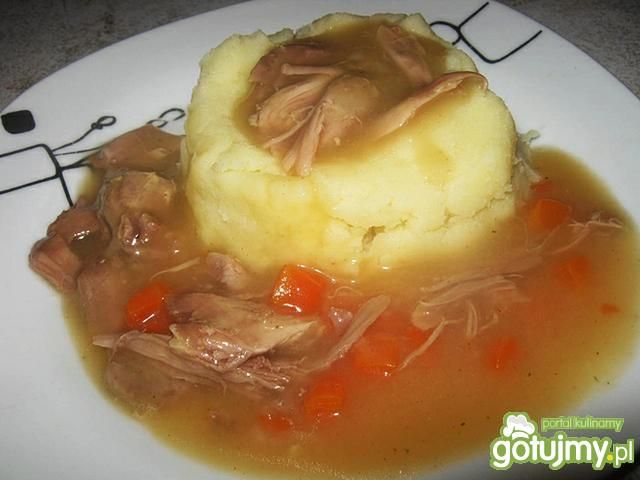 Sos z mięsem drobiowym Sos z mięsem drobiowym