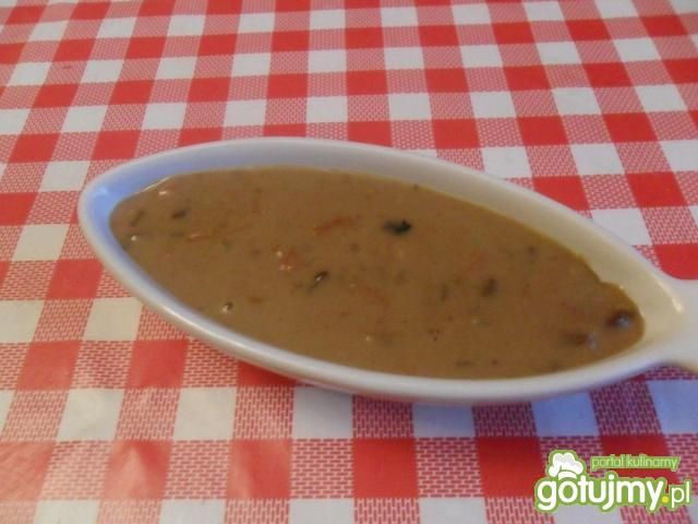 Sos z suszonych grzybów z marchewką Sos z suszonych grzybów z marchewką